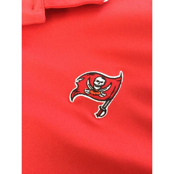 Tampa Bay Buccaneers Embroidered Button Up Polo Mens XL - Picture 5 of 10